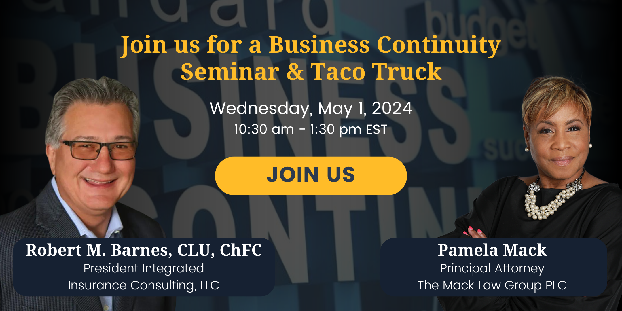Business Continuity Seminar & Taco Truck